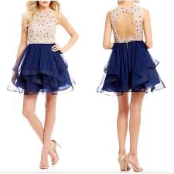 bee darlin Dresses & Skirts - Elegant Sleeveless Dress with Embellished Bodice